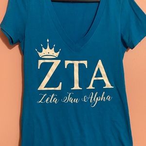 V- Neck Zeta Tau Alpha Shirt